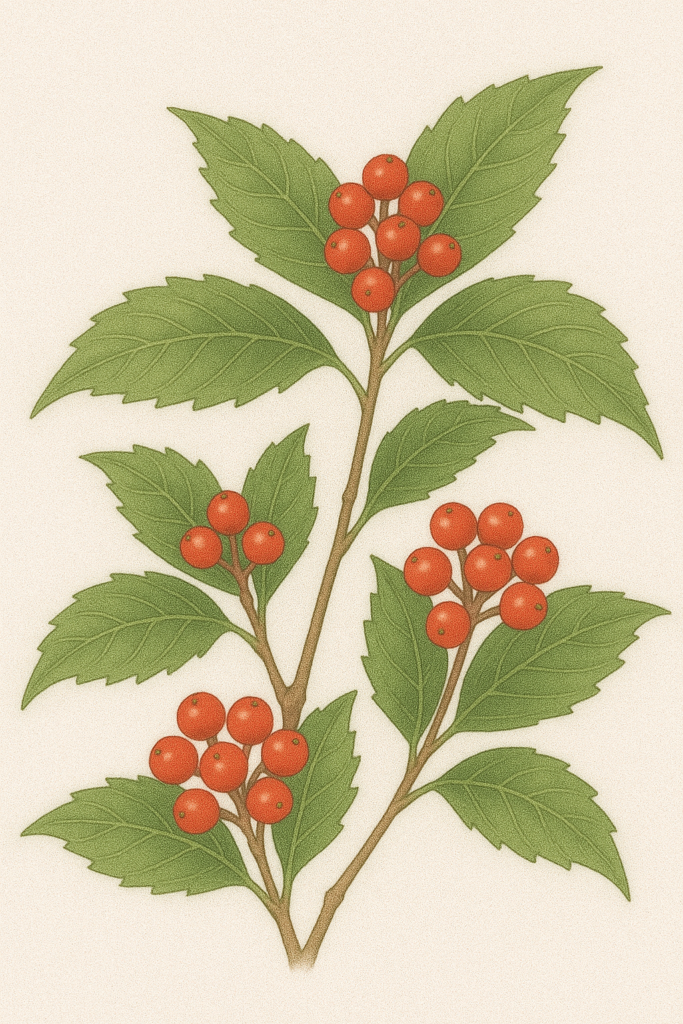 千両（センリョウ／Sarcandra glabra）