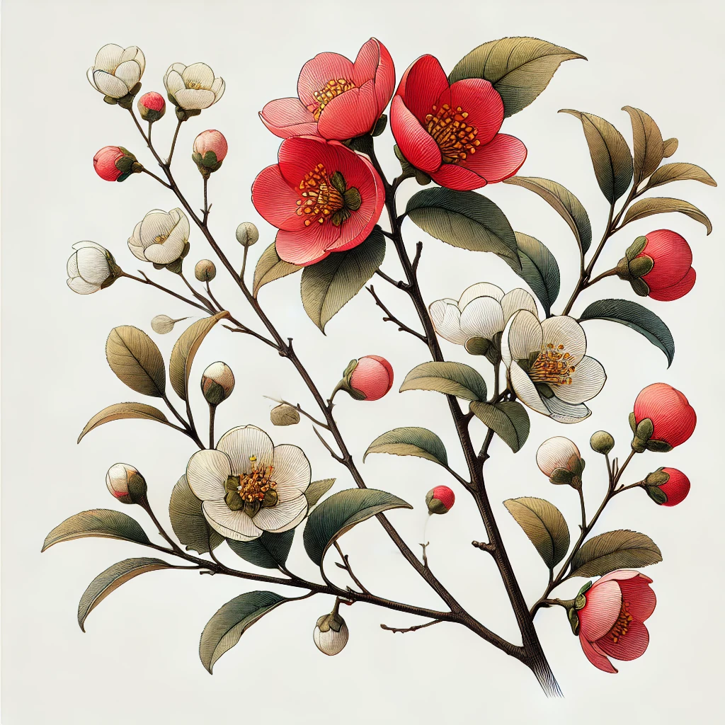 木瓜(ボケ/Chaenomeles speciosa)