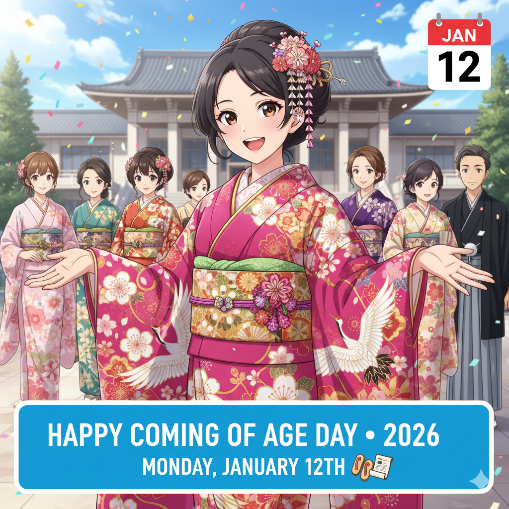 2026年1月12日（月）：今日は何の日