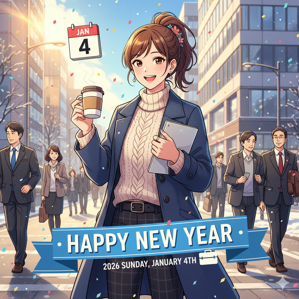 2026年1月4日（日）：今日は何の日