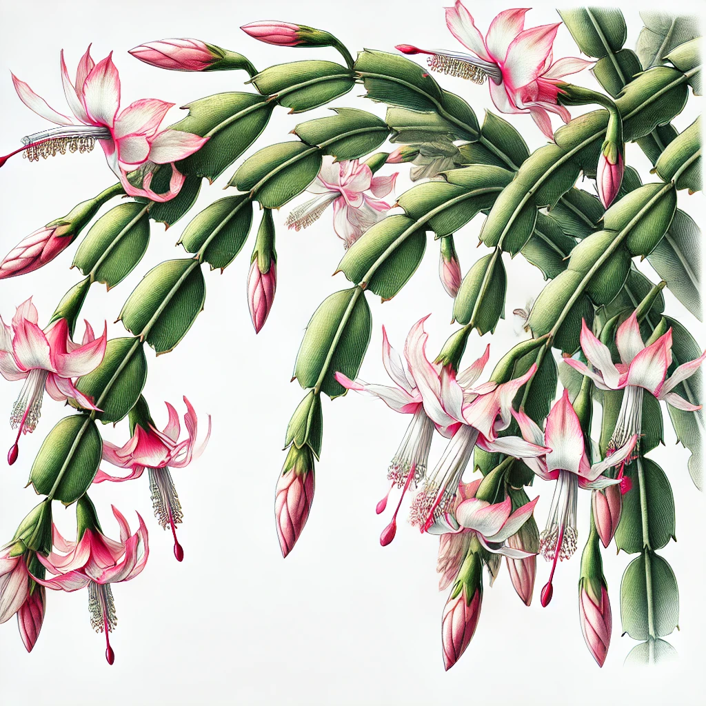 シャコバサボテン(Schlumbergera truncata)