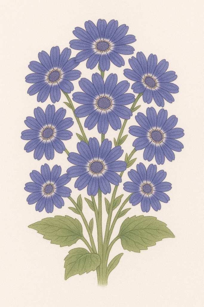 サイネリア（Cineraria／Pericallis × hybrida）