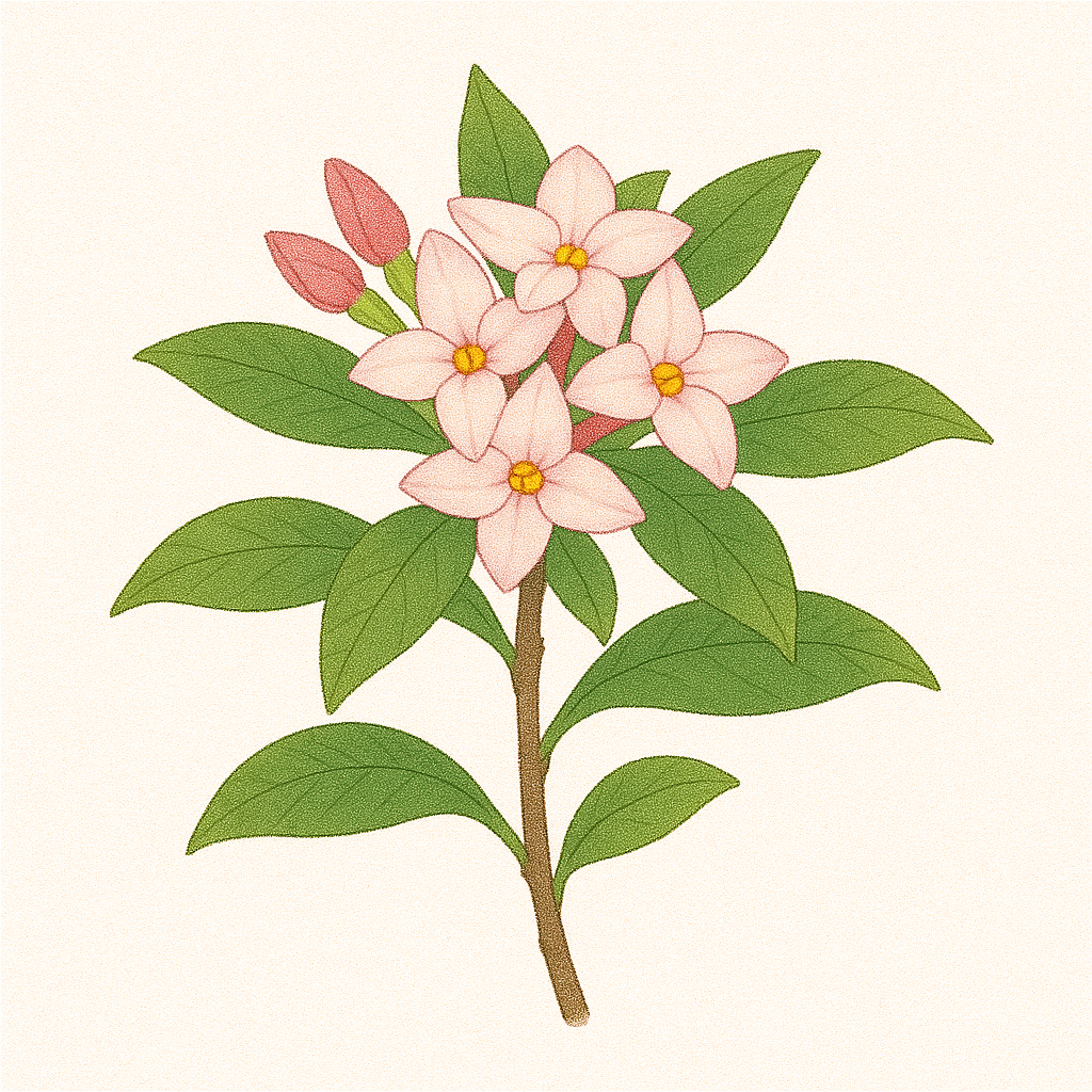 沈丁花（ジンチョウゲ／Daphne odora）