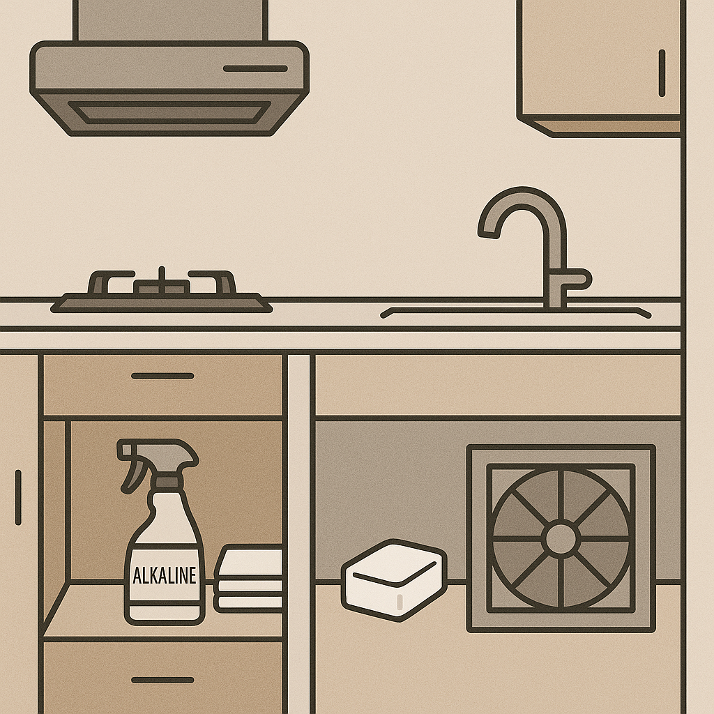 油汚れを溜めないキッチンの魔法