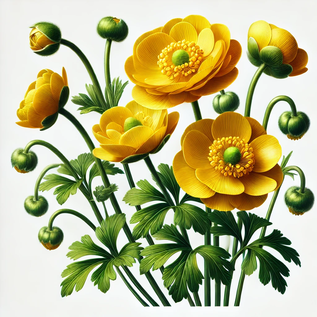 金鳳花（キンポウゲ／Ranunculus japonicus）