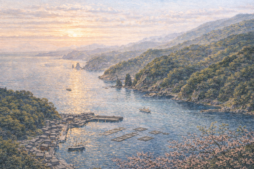 【三陸海岸】リアス式海岸が育む入江の多様性と海の暮らし