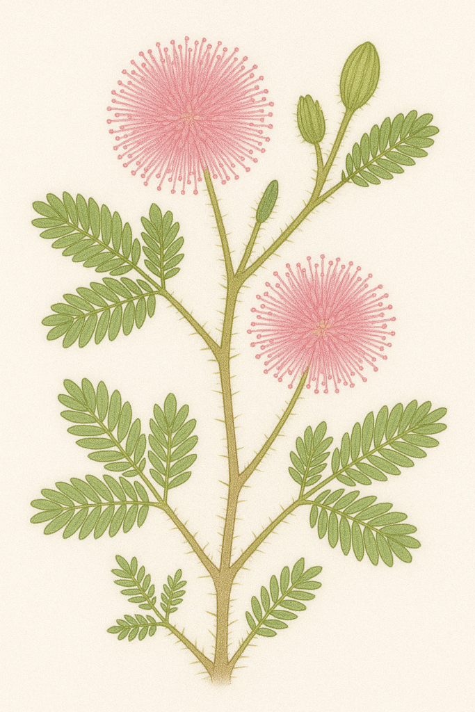 オジギソウ（おじぎ草／Mimosa pudica）