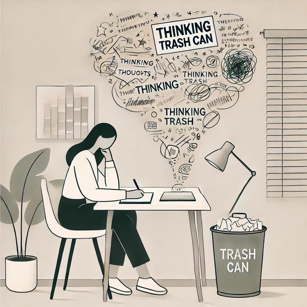 思考の渋滞を一掃!「思考のゴミ箱」メモ術で脳をクリアに🌪️🧠✨