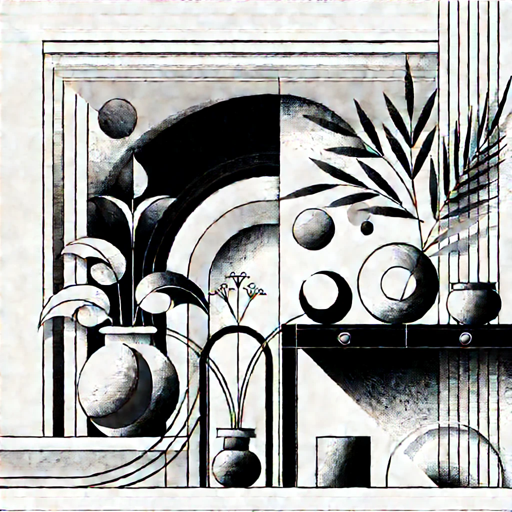 身の回りにある“まっすぐなもの”と“曲線的なもの”を見比べてみよう