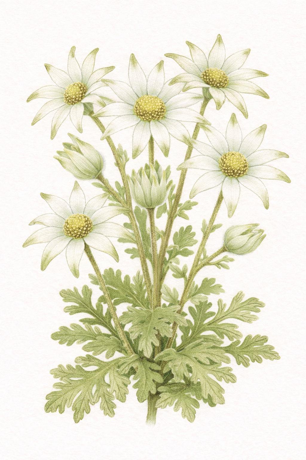 フランネルフラワー(Actinotus helianthi)