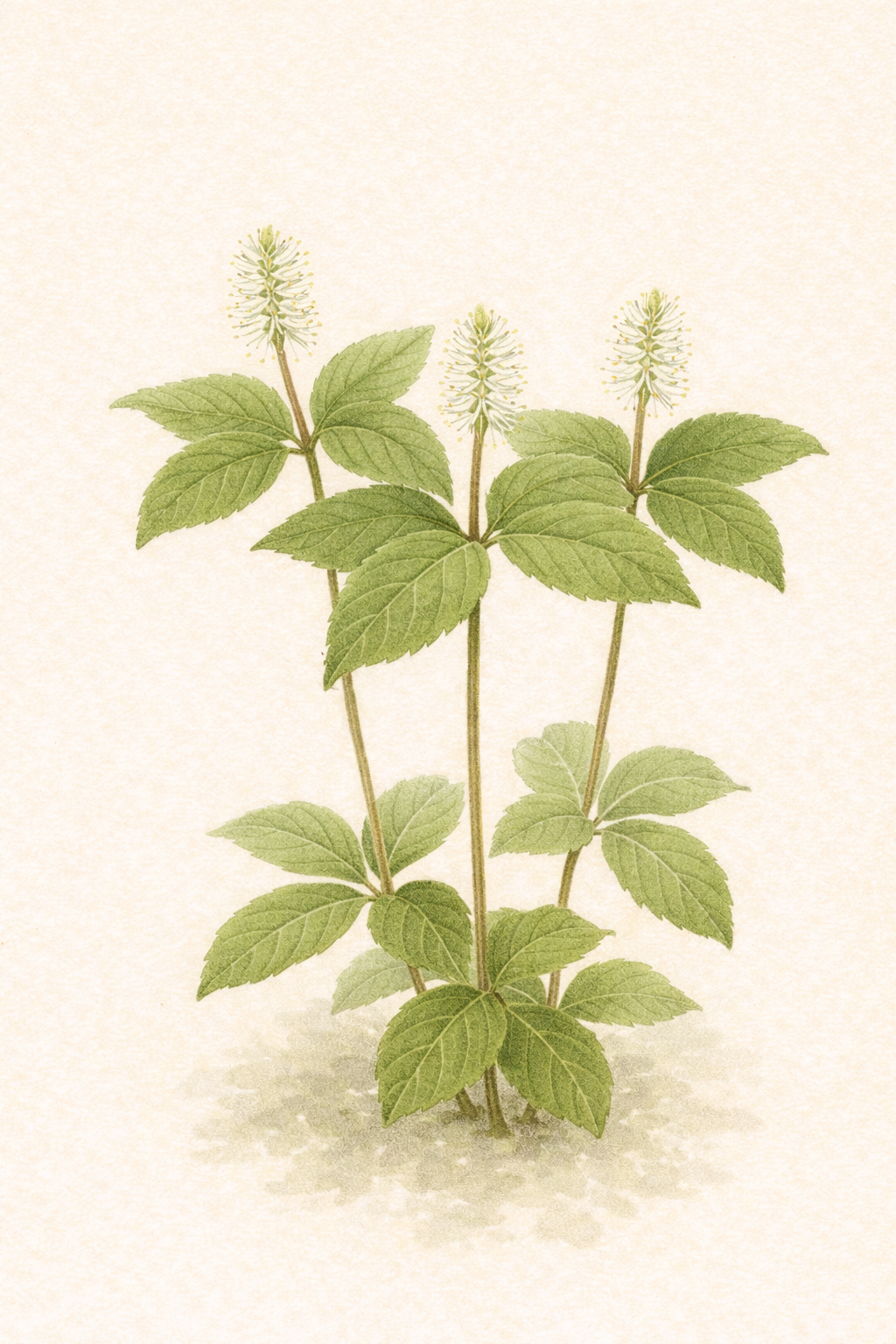 一人静（ヒトリシズカ／Chloranthus japonicus）