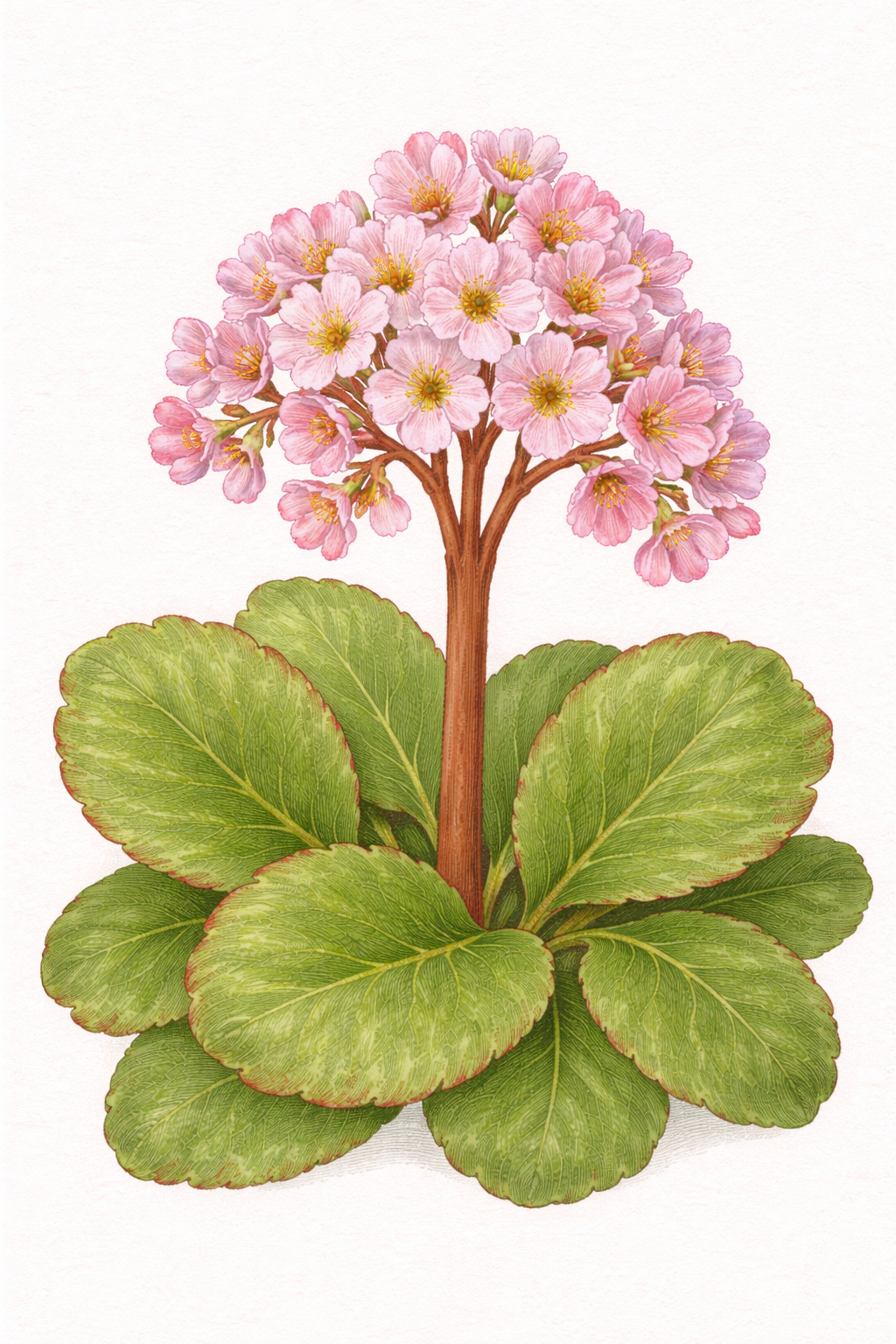 ヒマラヤユキノシタ（Bergenia cordifolia ）