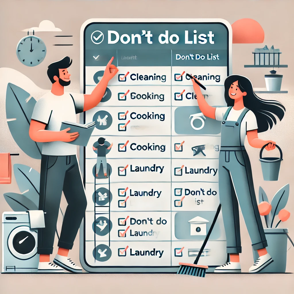 🏠 ブログ記事本文：家事の「見える化」でストレス激減！もうやらないことリスト付き！最強「うちの家事リスト」作成術📊