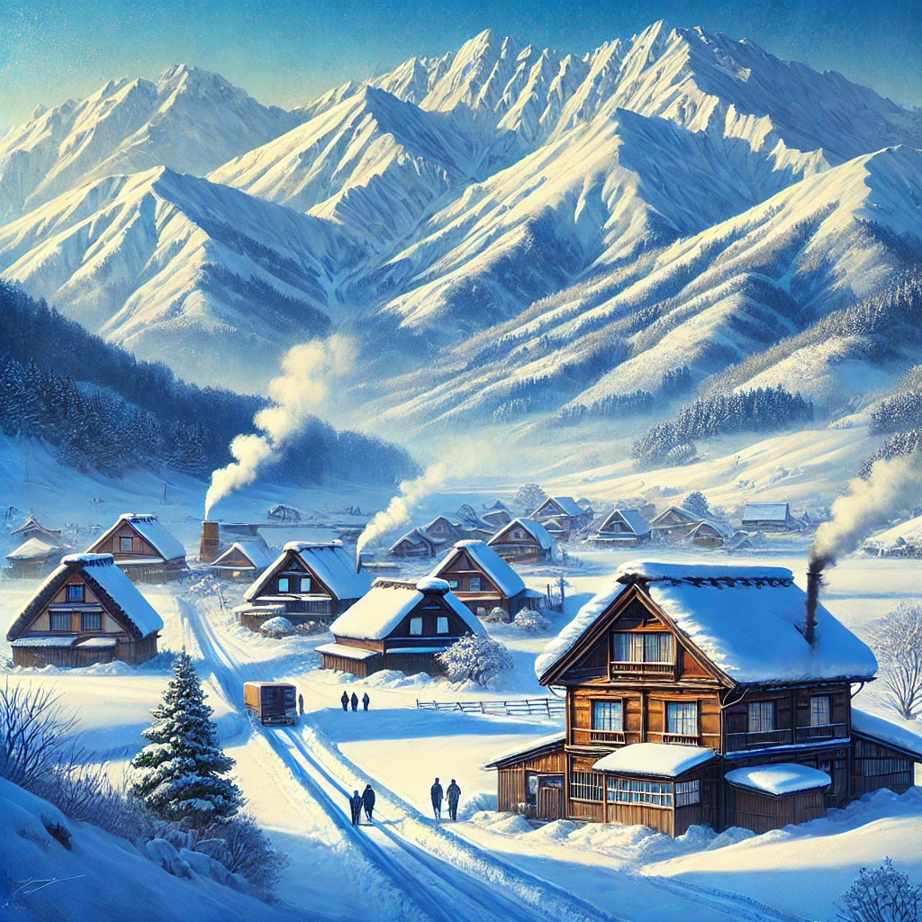 長野県・白馬――銀世界にそびえる峰々の静けさ