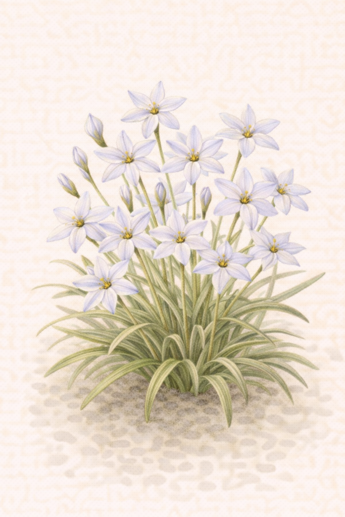 ハナニラ（花韮／Ipheion uniflorum）