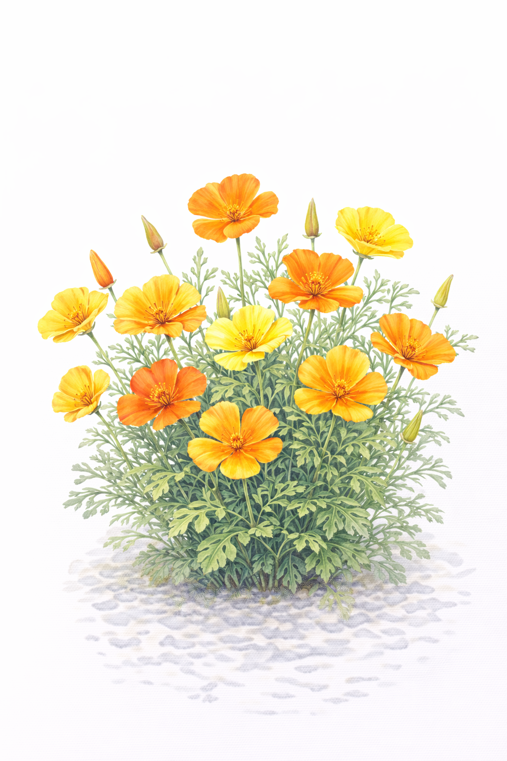 ハナビシソウ（花菱草／Eschscholzia californica）