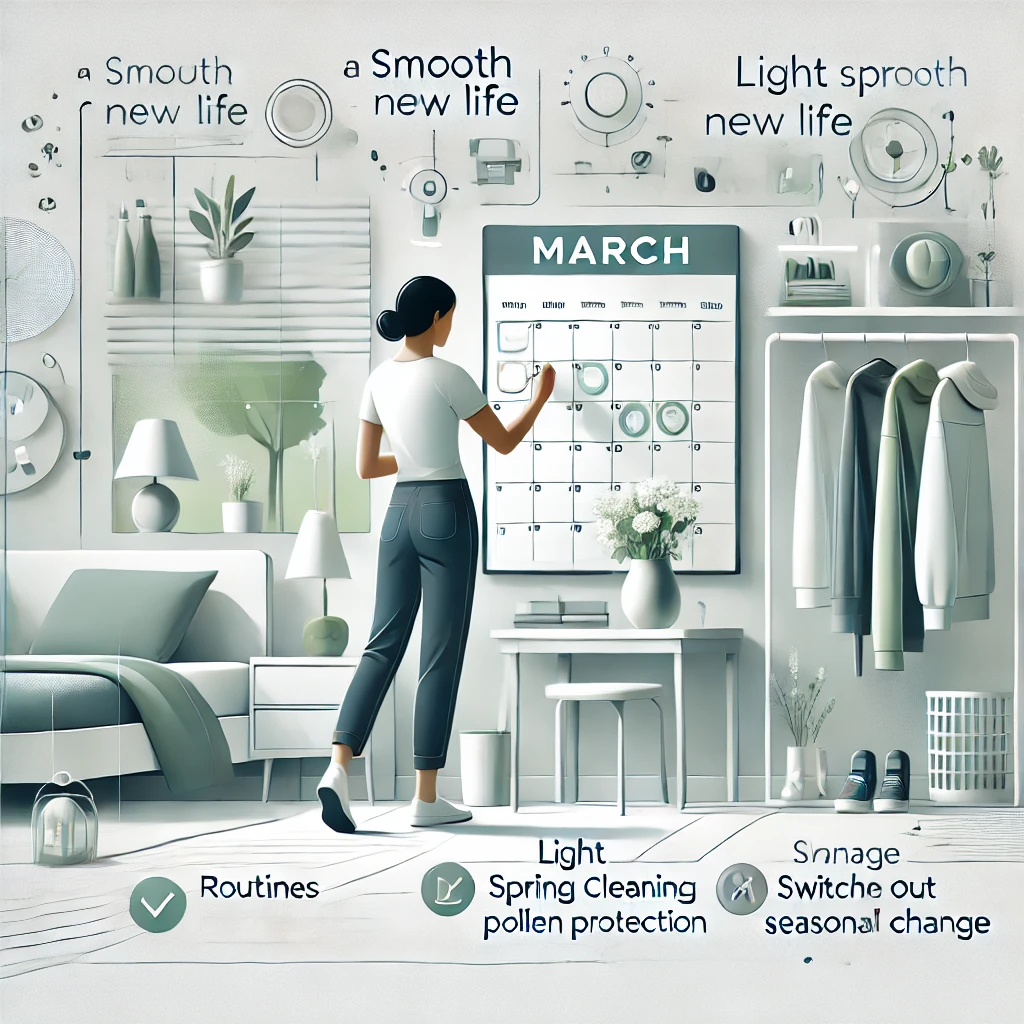 3月こそ家事を見直すチャンス！新生活を快適にする「ストレスゼロ準備リスト」🗓️ 習慣化と時短を叶える方法