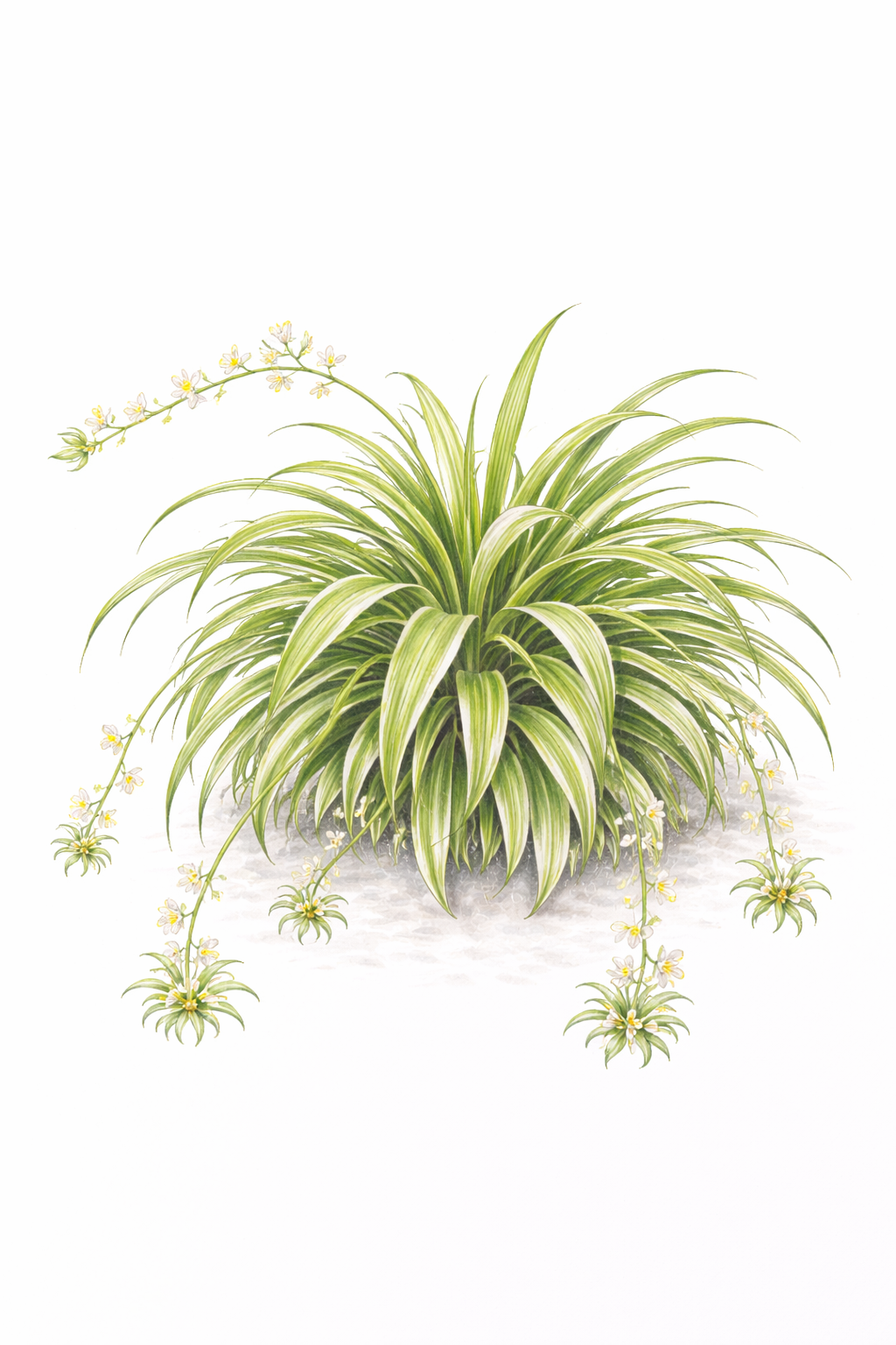 折鶴蘭（オリヅルラン／Chlorophytum comosum）