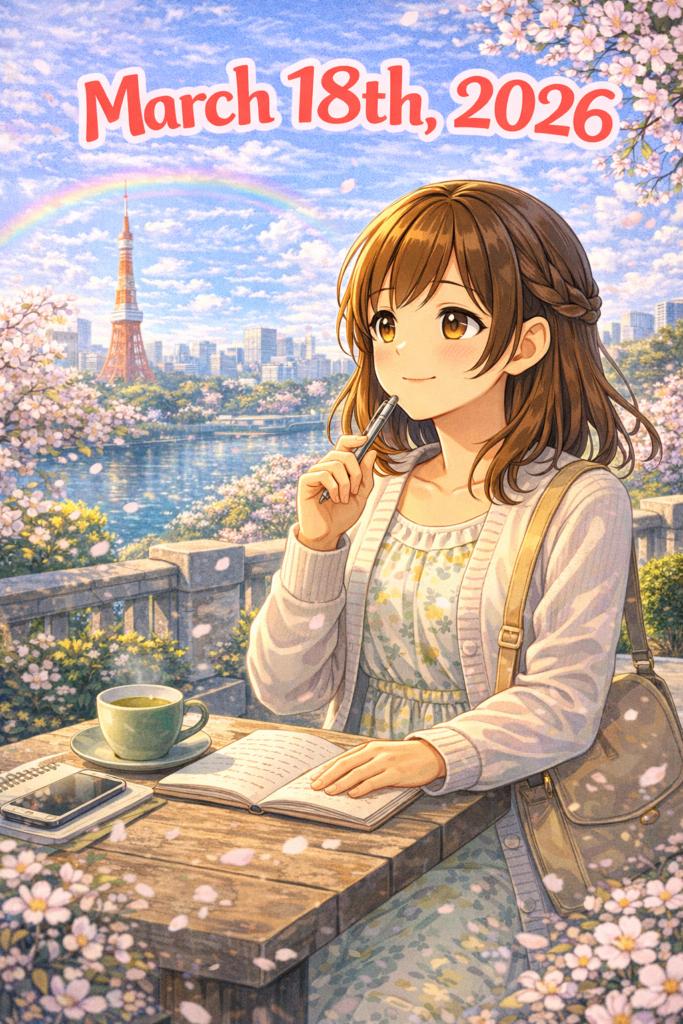 🌸📖 2026年3月18日（水）のご挨拶 📖🌸
