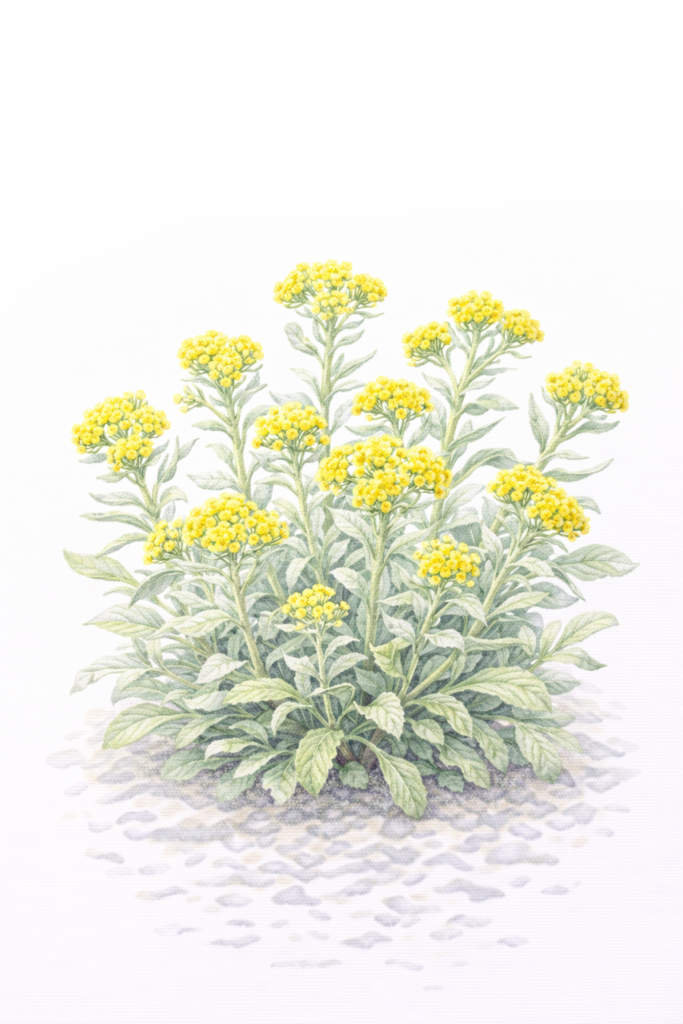 3月8日の花：母子草（ハハコグサ／Pseudognaphalium affine）