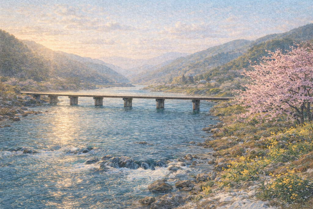 四万十川 ―― 春水（はるみず）の流れ