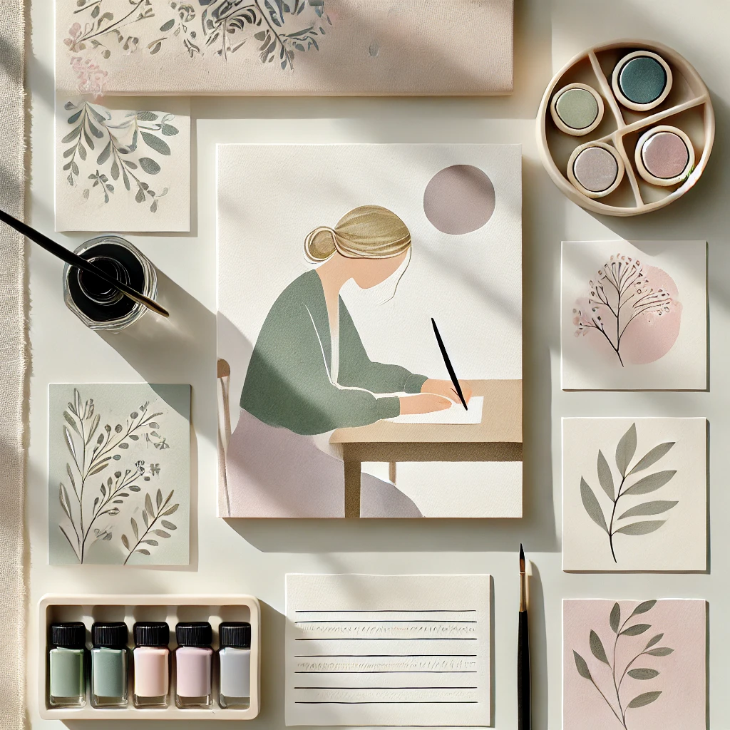 カリグラフィーで文字をアートに