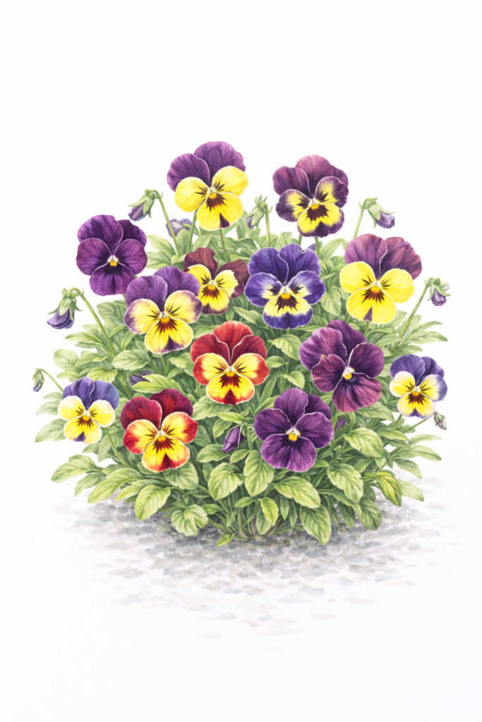 ビオラ（Viola × wittrockiana ほか）