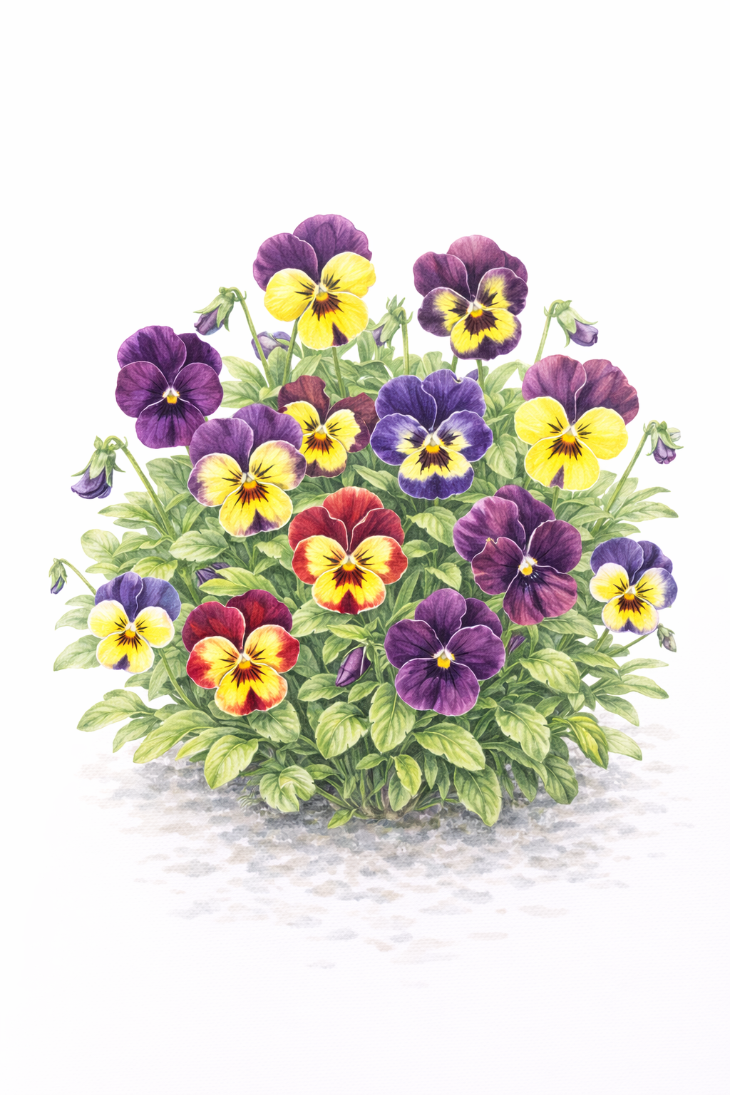 ビオラ(Viola × wittrockiana ほか)