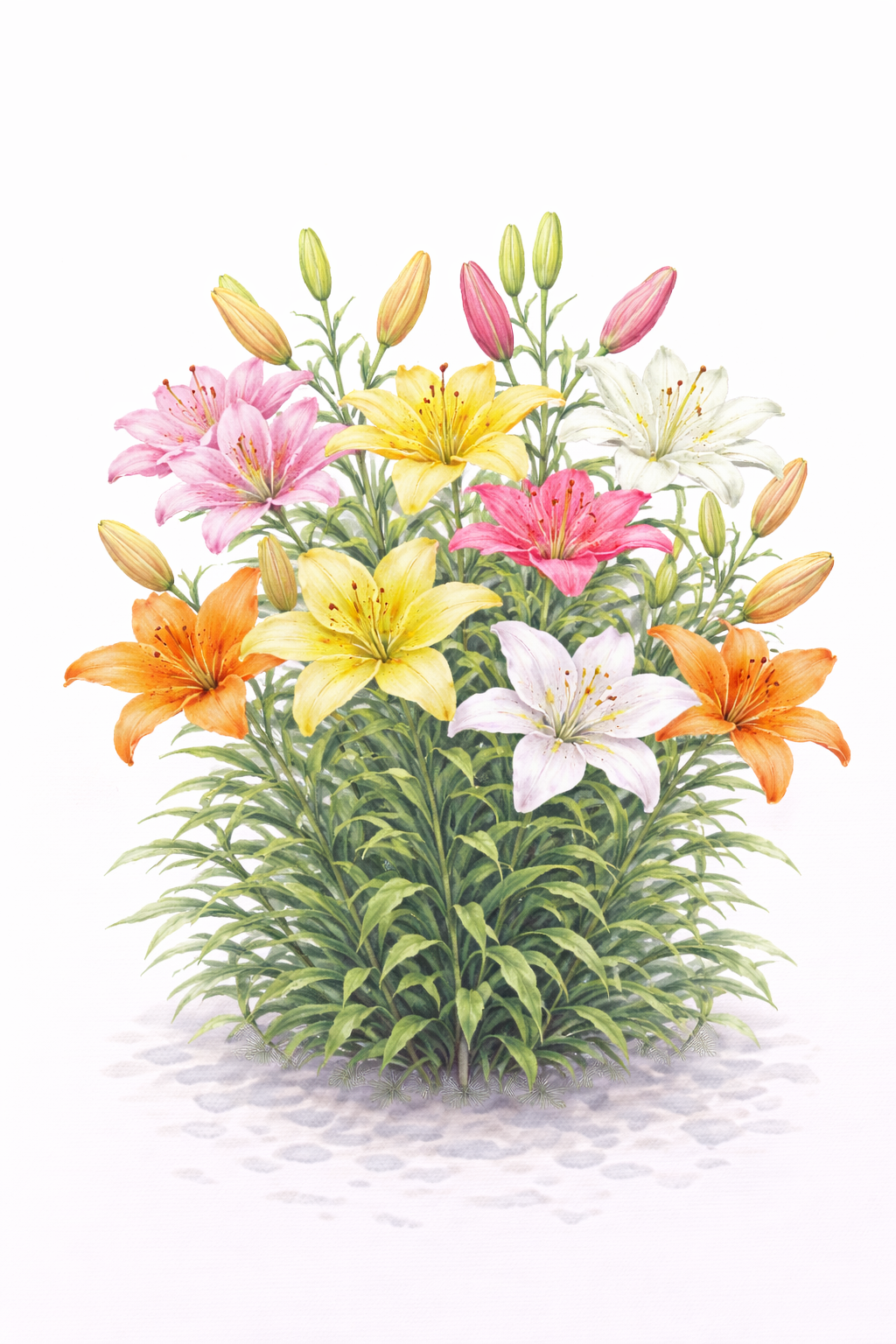 すかしゆり（透かし百合／Lilium Asiatics Group）