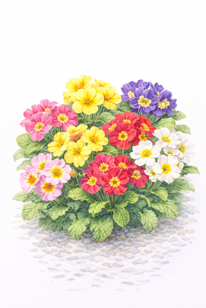 プリムラ・ポリアンサ（Primula × polyantha）
