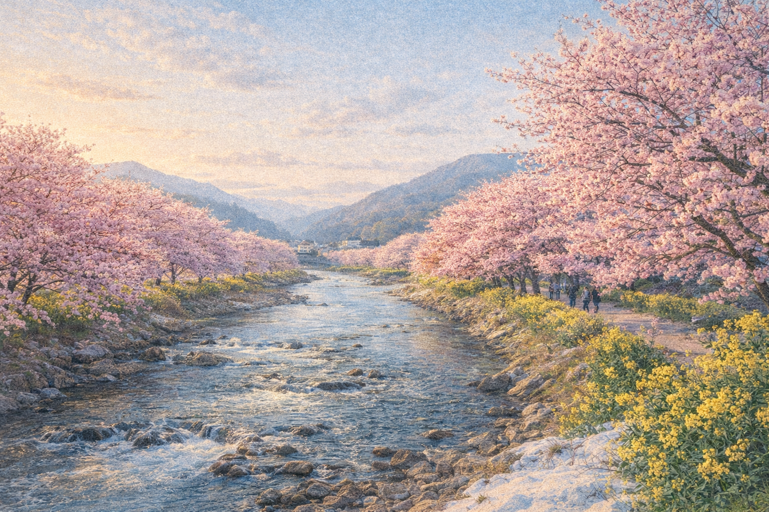 河津町 ―― 早春に咲く、河津桜