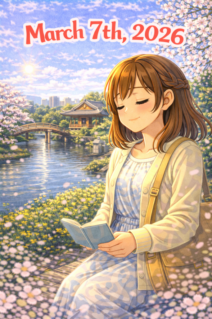 🌸📖 2026年3月7日（土）のご挨拶 📖🌸
