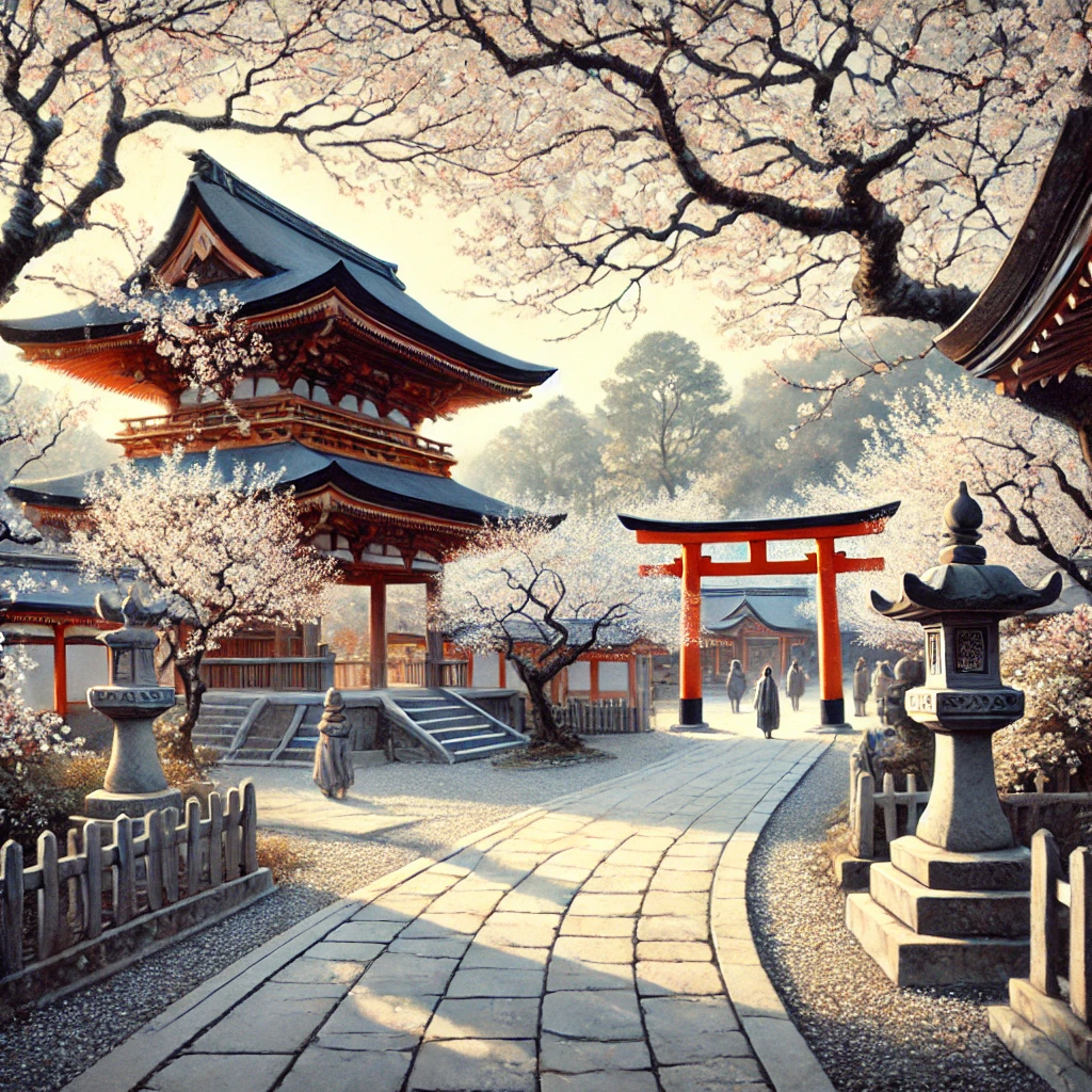 北野天満宮 ―― 梅に満ちる、春待ちの境内